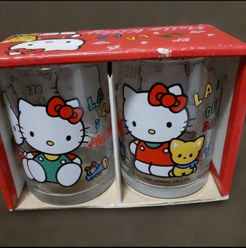 Hello kitty vintage gläser - kitty,
