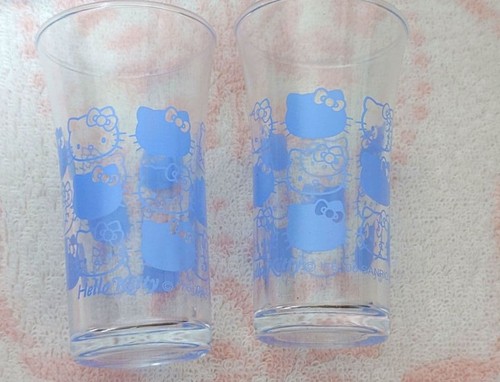 Hello kitty glas - kitty, blau