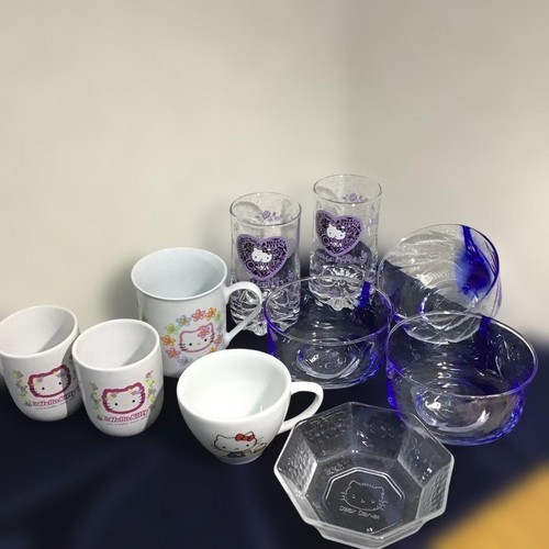 Hello kitty becher - kitty, glasschale