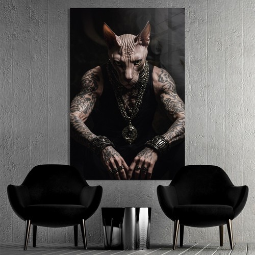 Wandbild punk rock - wandbild,