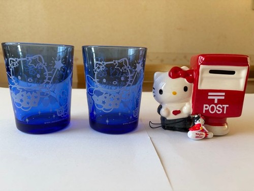 Hello kitty glas set - set, blau