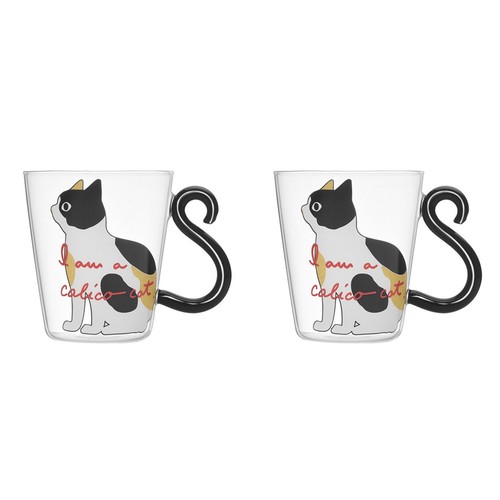 Nette kitty glas - 2x,