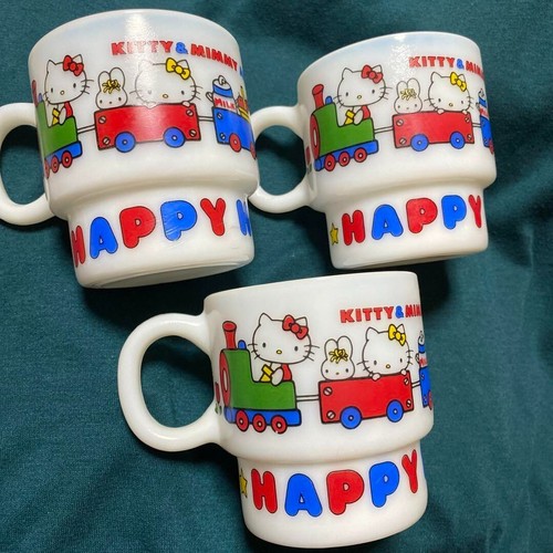 Hello kitty milchglas retro - kitty,